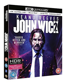 John Wick Chapter 2 4k Ultra HD Blu ray Digital Download